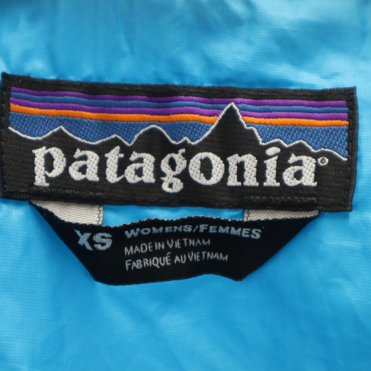 patagonia パタゴニア ナノパフ 中綿ベスト XS ブルー系 アウトドア 84245FA12 レディース