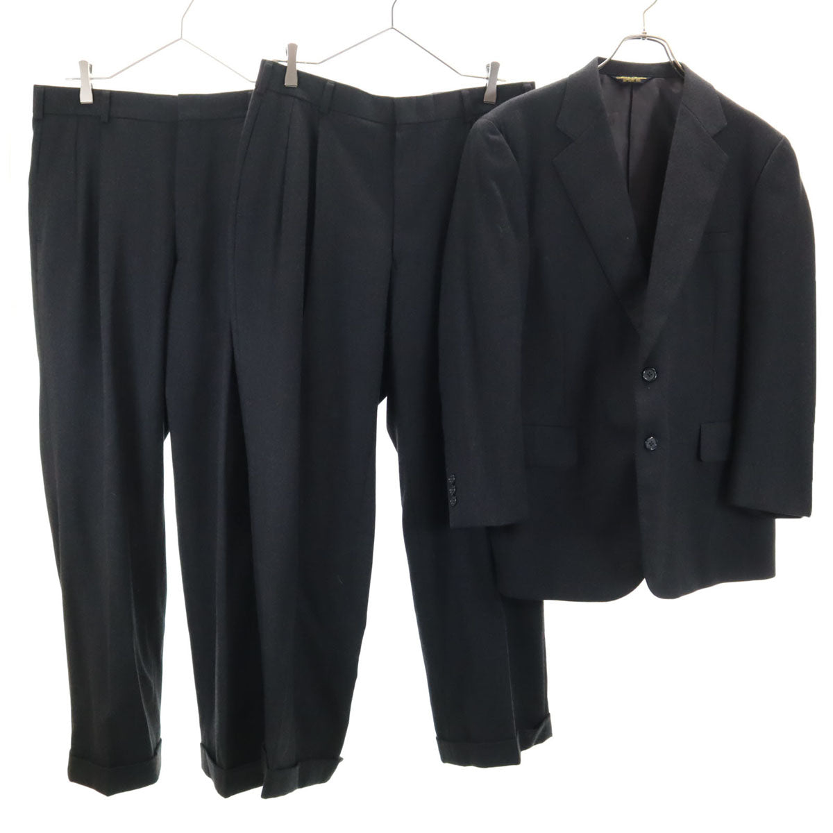 Brooks Brothers ブルックスブラザーズ スーツ 上下 セットアップ チャコールグレー スペアパンツ付き メンズ