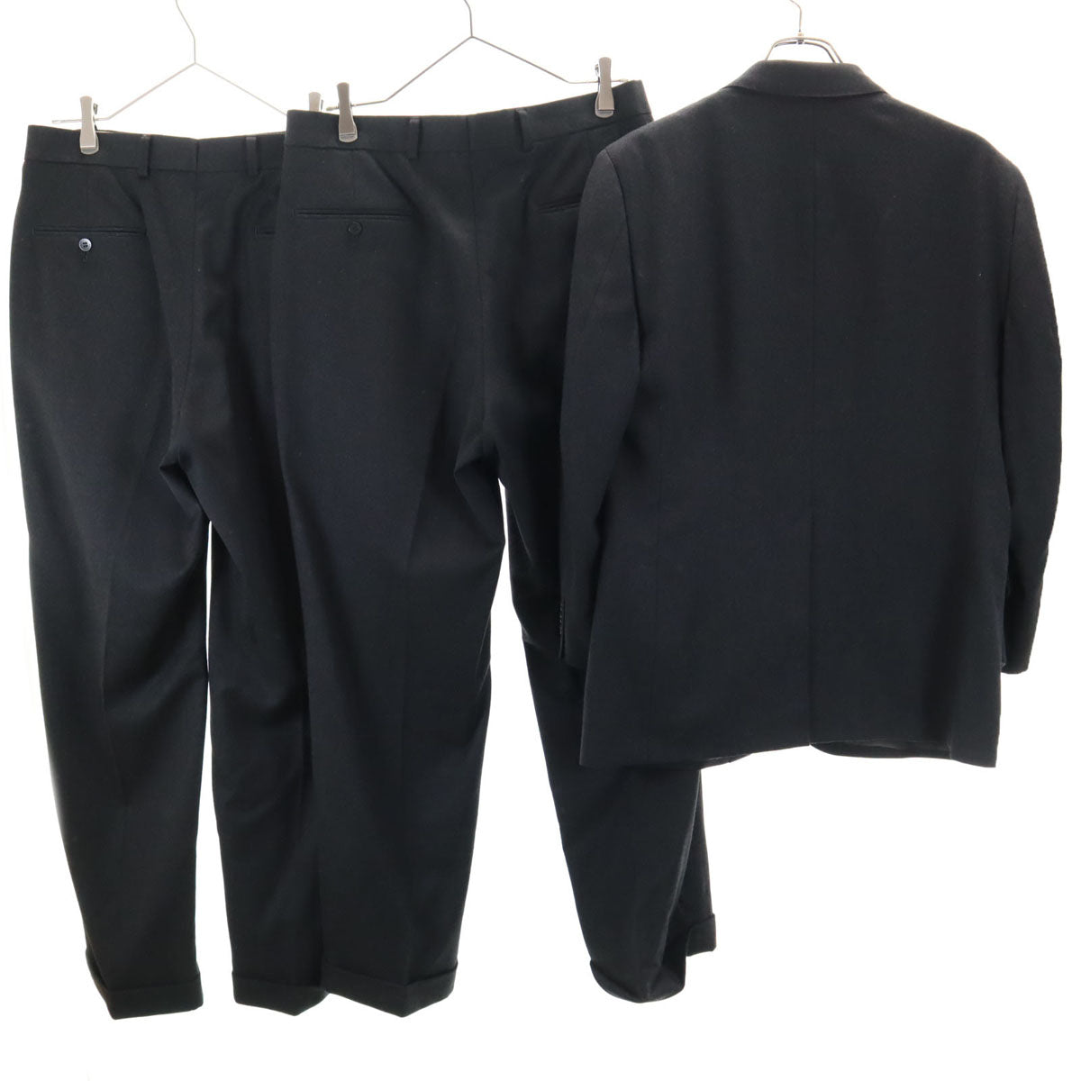 Brooks Brothers ブルックスブラザーズ スーツ 上下 セットアップ チャコールグレー スペアパンツ付き メンズ