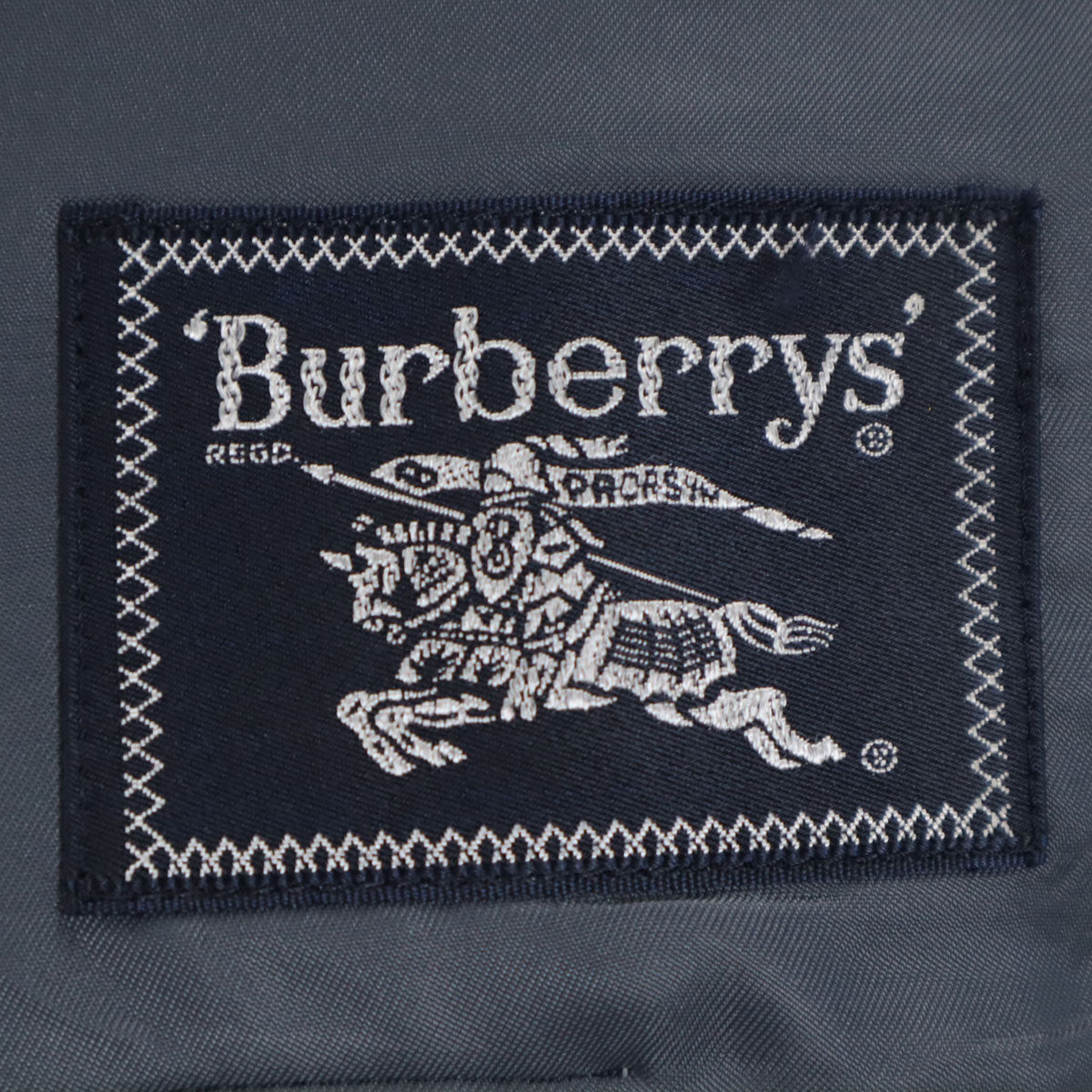 Burberrys バーバリーズ 90s オールド ヘリンボーン柄 スーツ 上下 セットアップ BE5 グレー メンズ