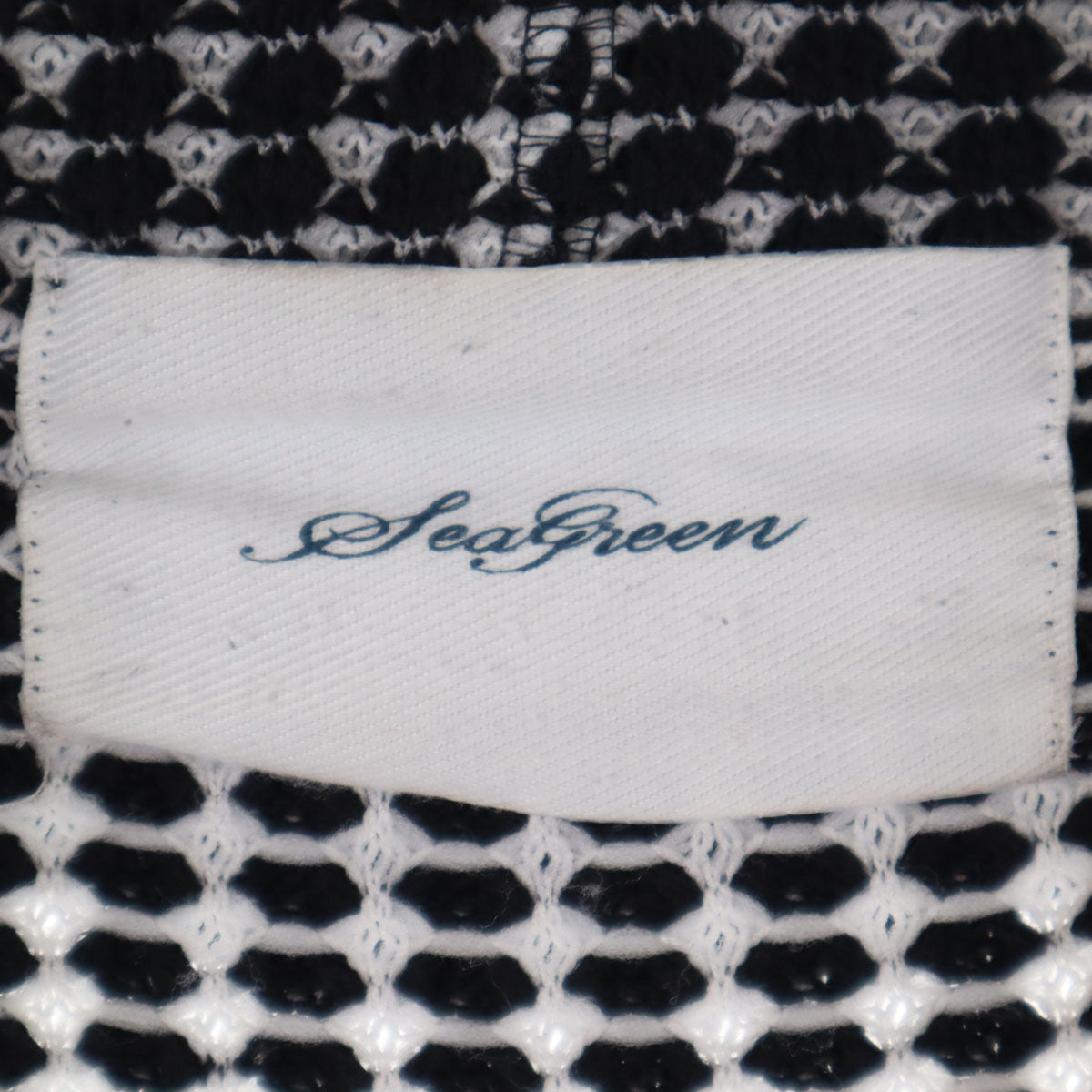 Seagreen シーグリーン 長袖 ワッフル ジップパーカー 2 ネイビー メンズ