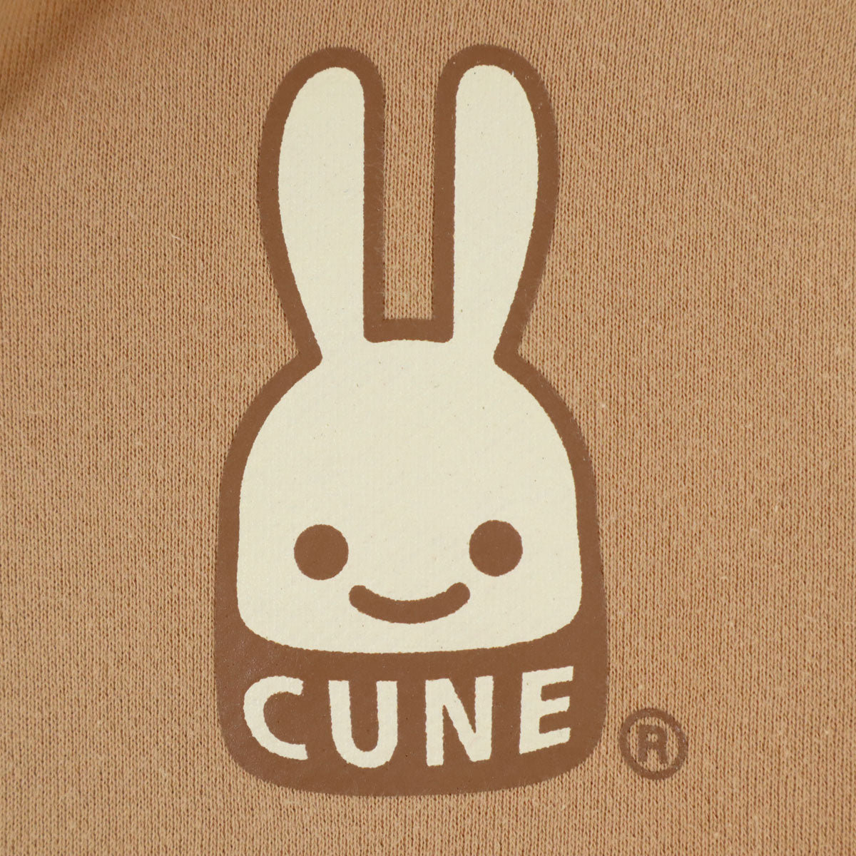 CUNE キューン 日本製 長袖 スウェット ジップパーカー 2 ベージュ メンズ