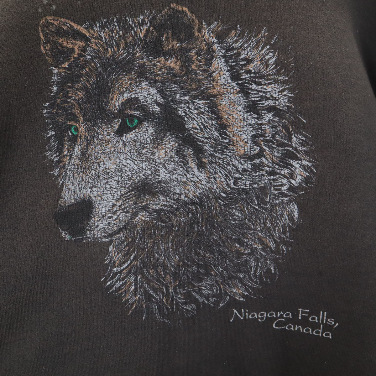 FRUIT OF THE LOOM フルーツオブザルーム 90s オールド カナダ製 長袖 スウェット トレーナー L グレー 裏起毛 メンズ