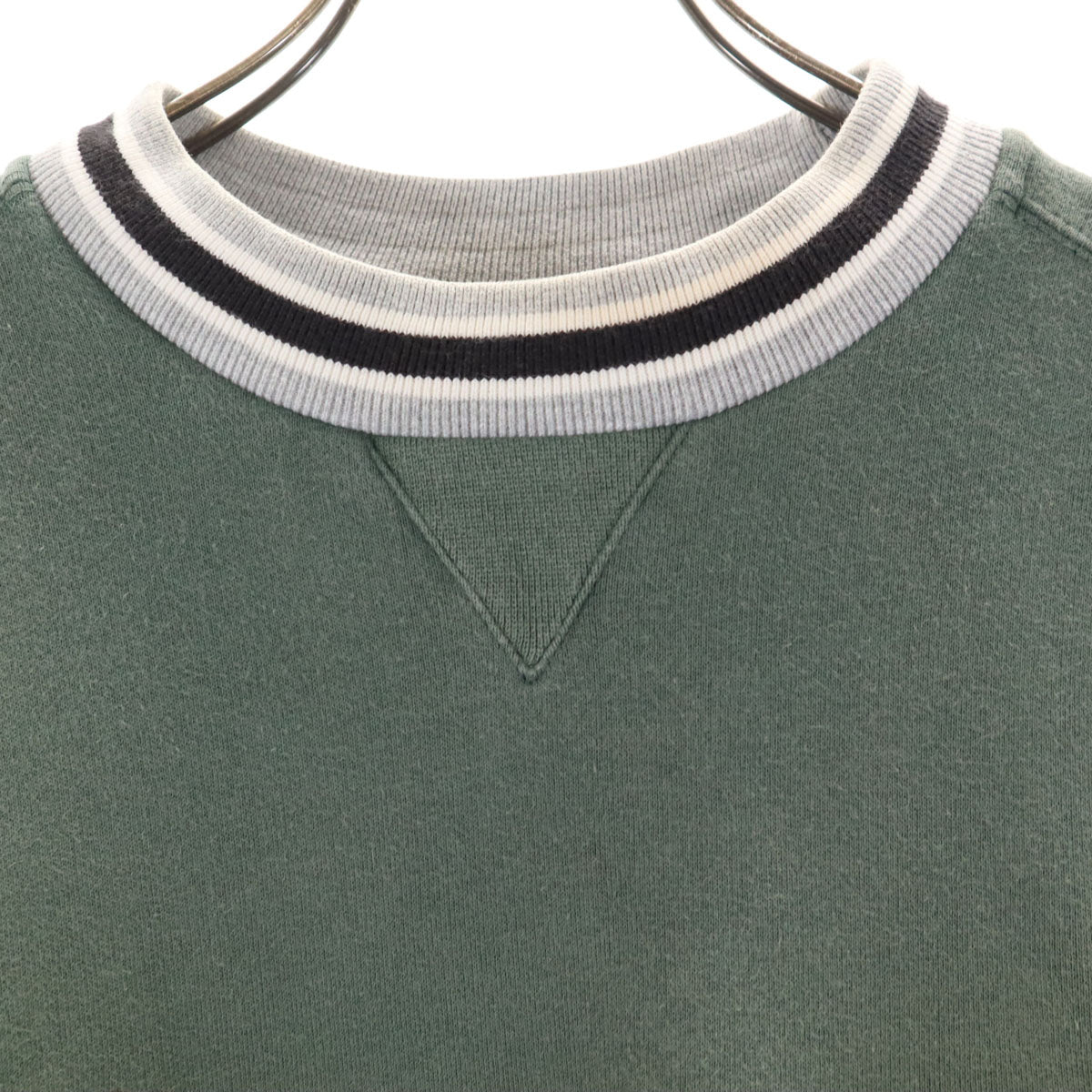 NIKE ナイキ 90s 00s オールド 白タグ 長袖 スウェット トレーナー M カーキ 裏起毛 メンズ