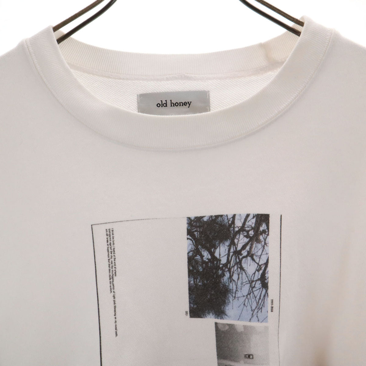 oldhoney オールドハニー 日本製 長袖 プリーツ切替 スウェット トレーナー ブラウン系 レディース