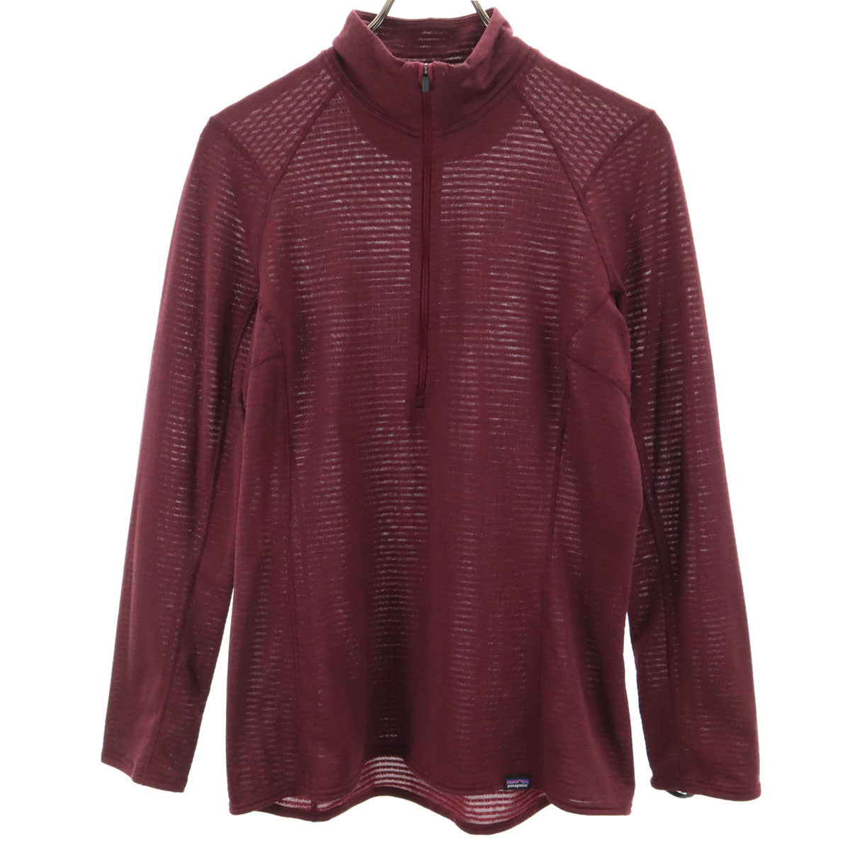 patagonia パタゴニア 長袖 ハーフジップ ウェア M パープルレッド系 アウトドア STY43662FA15 レディース