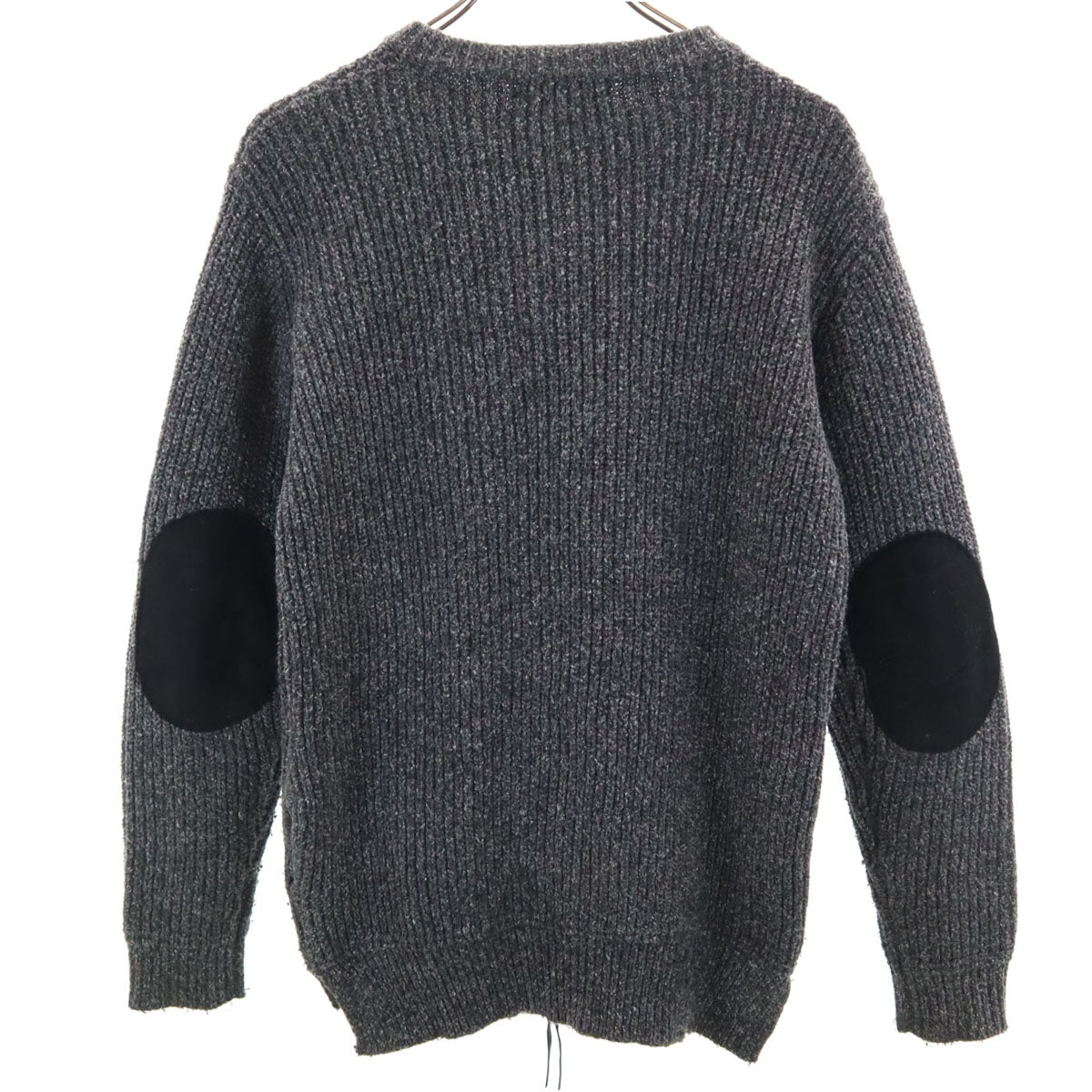 nonnative ノンネイティブ ニットジャケット 0 チャコールグレー エルボーパッチ付き メンズ