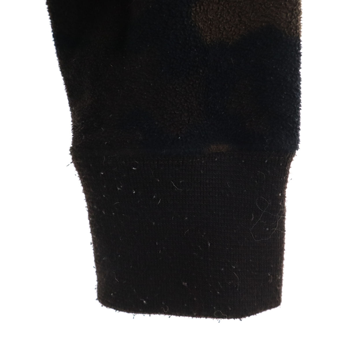 THE NORTH FACE ノースフェイス カモフラ柄 長袖 リアビュー フリース ジップパーカー XL ブラウン メンズ