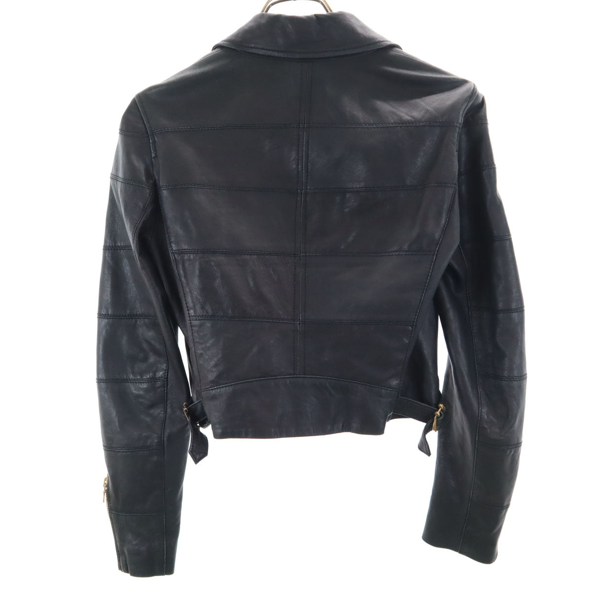 ARMANI EXCHANGE アルマーニエクスチェンジ レザージャケット S ブラック レディース
