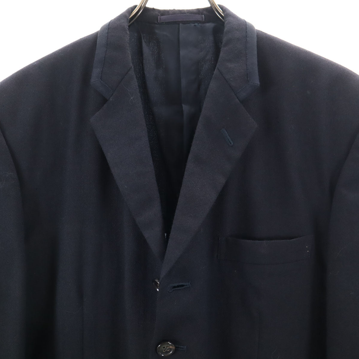 COMME des GARCONS HOMME コムデギャルソンオム 90s 日本製 オールド テーラードジャケット S ネイビー系 メンズ