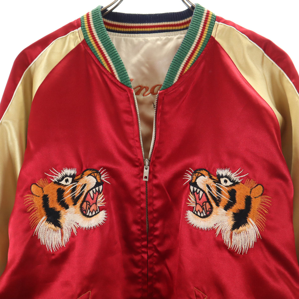 東洋エンタープライズ テーラー東洋 M18425 OKINAWA 刺繍 スカジャン L リバーシブル メンズ