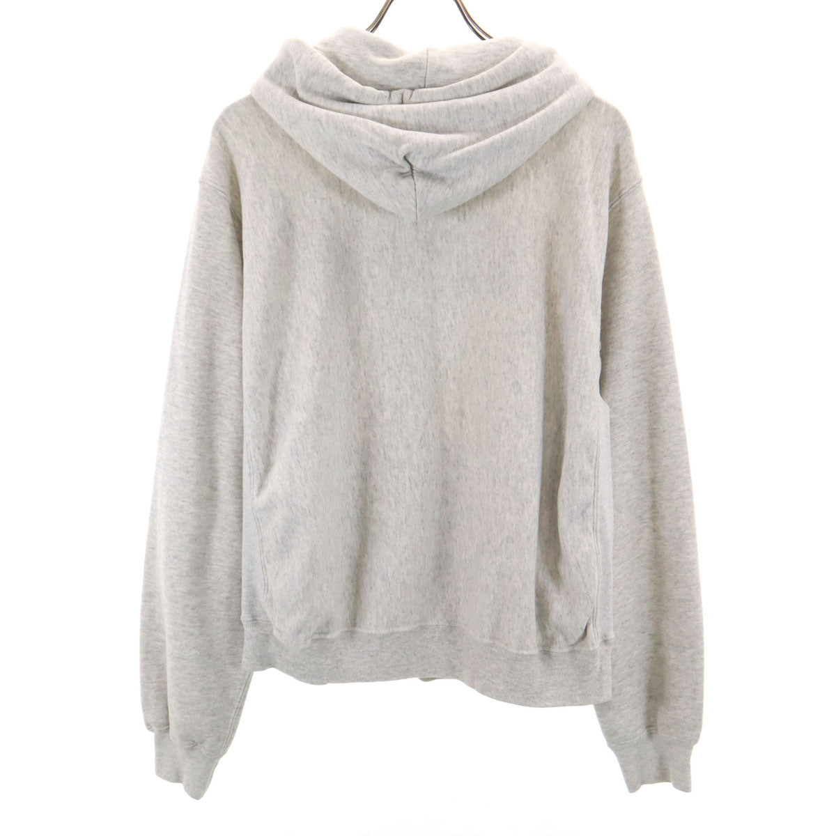 US ARMY アメリカ軍 PFU トレーニング 長袖 スウェット ジップパーカー M グレー 裏起毛 メンズ