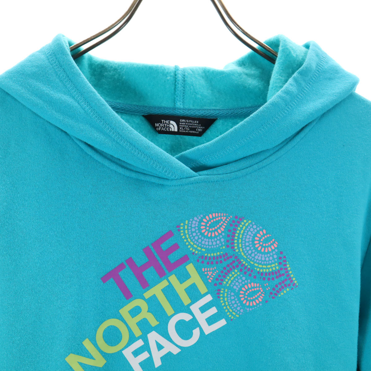 THE NORTH FACE ノースフェイス 長袖 スウェットパーカー XL(18) ブルー系 裏起毛 プルオーバー キッズ