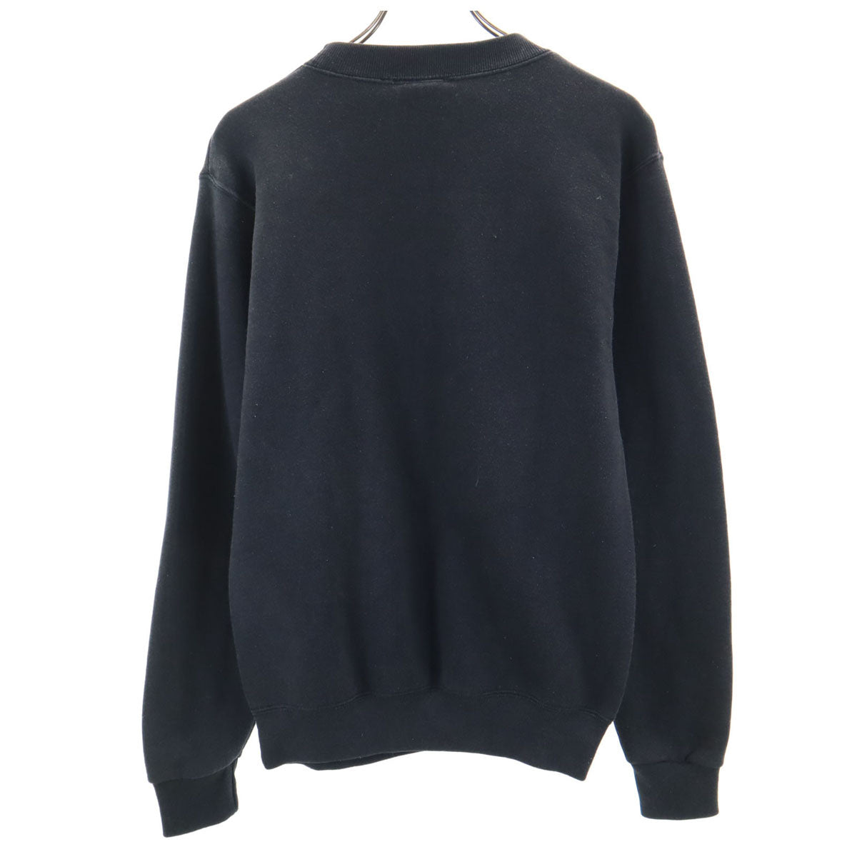SANTEE SWEATS 90s USA製 オールド B17 長袖 スウェット トレーナー M ブラック 裏起毛 メンズ