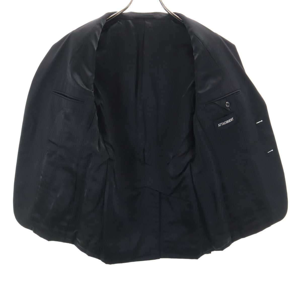 ATTACHMENT アタッチメント 日本製 ウール テーラードジャケット 1 ブラック メンズ