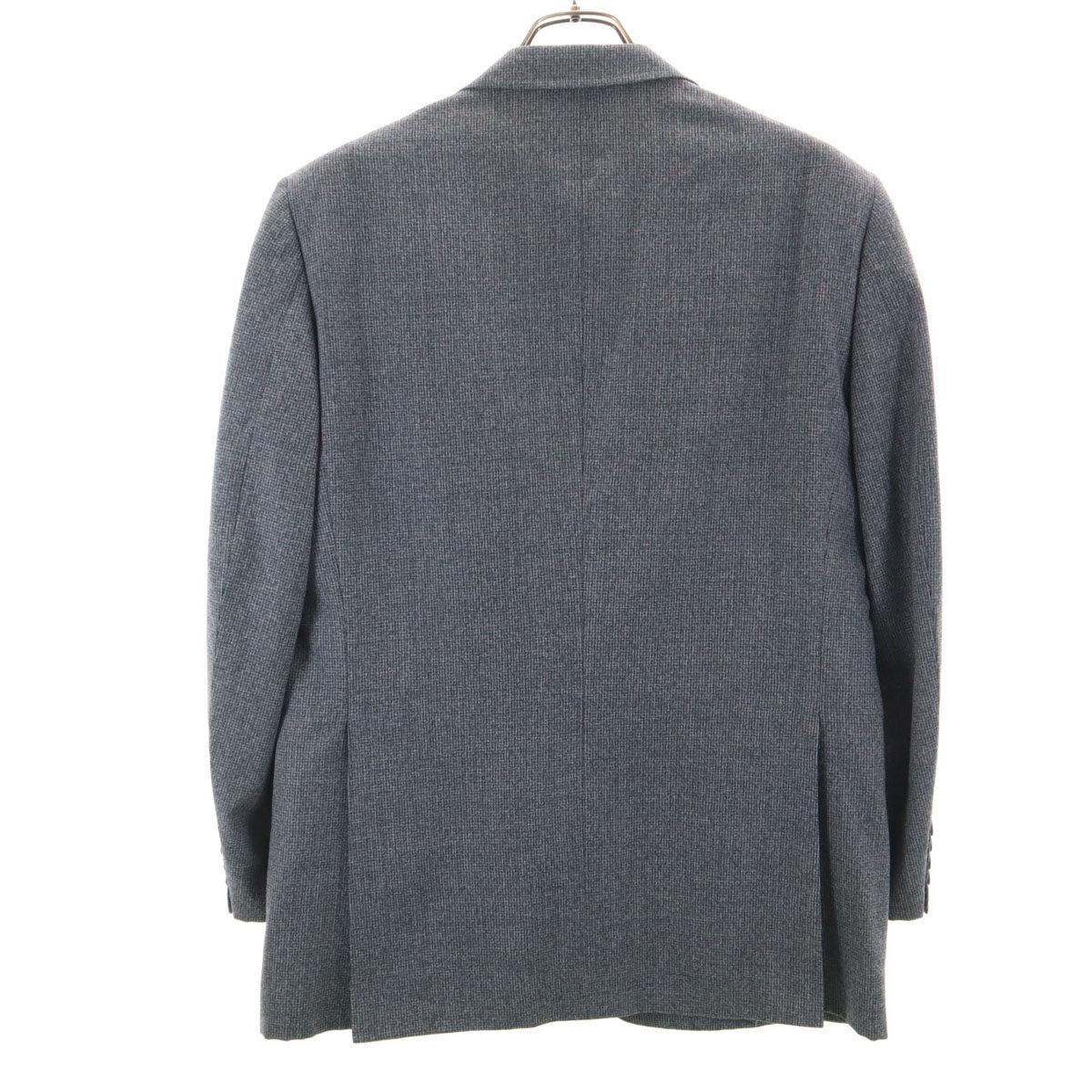 Burberrys バーバリーズ 90s ウール オールド チェック柄 テーラードジャケット AB5 グレー メンズ