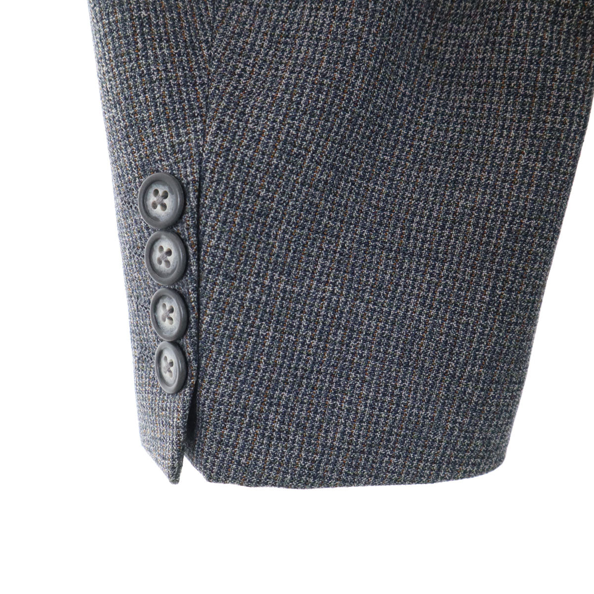 Burberrys バーバリーズ 90s ウール オールド チェック柄 テーラードジャケット AB5 グレー メンズ