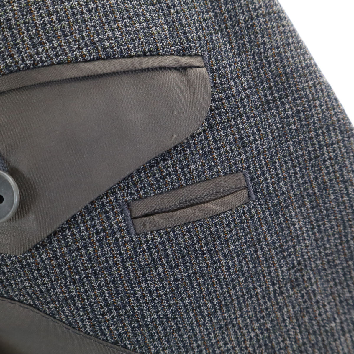 Burberrys バーバリーズ 90s ウール オールド チェック柄 テーラードジャケット AB5 グレー メンズ