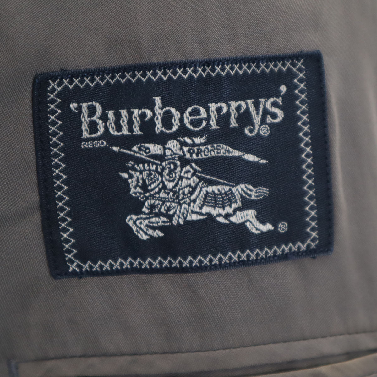 Burberrys バーバリーズ 90s ウール オールド チェック柄 テーラードジャケット AB5 グレー メンズ