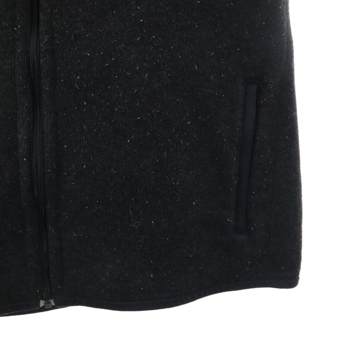 patagonia パタゴニア ニット ジップジャケット L ブラック 25542 アウトドア メンズ