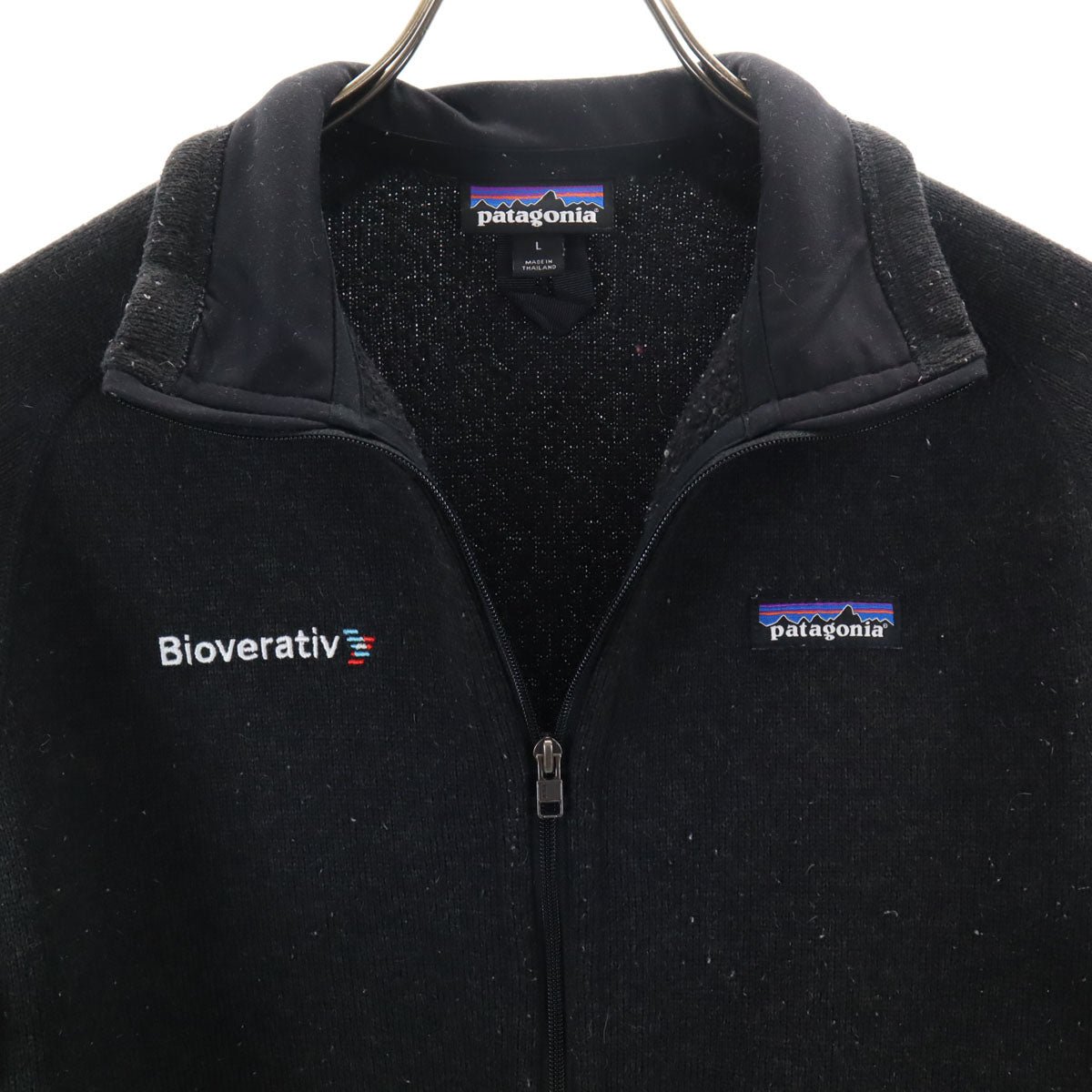 patagonia パタゴニア ニット ジップジャケット L ブラック 25542 アウトドア メンズ
