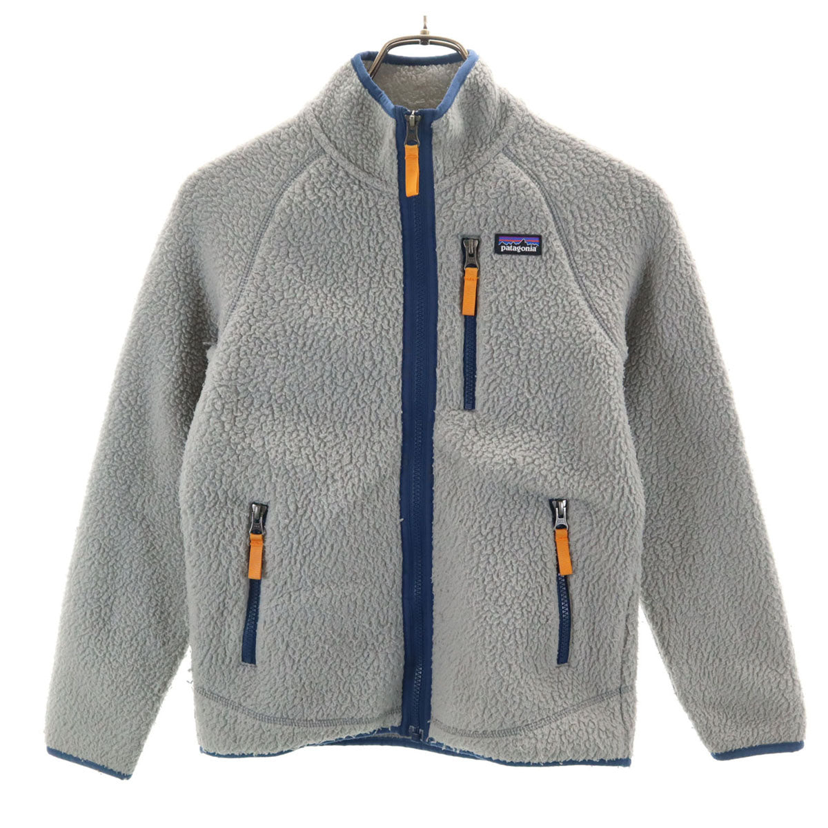patagonia パタゴニア フリースジャケット M10 グレー 65410 アウトドア キッズ