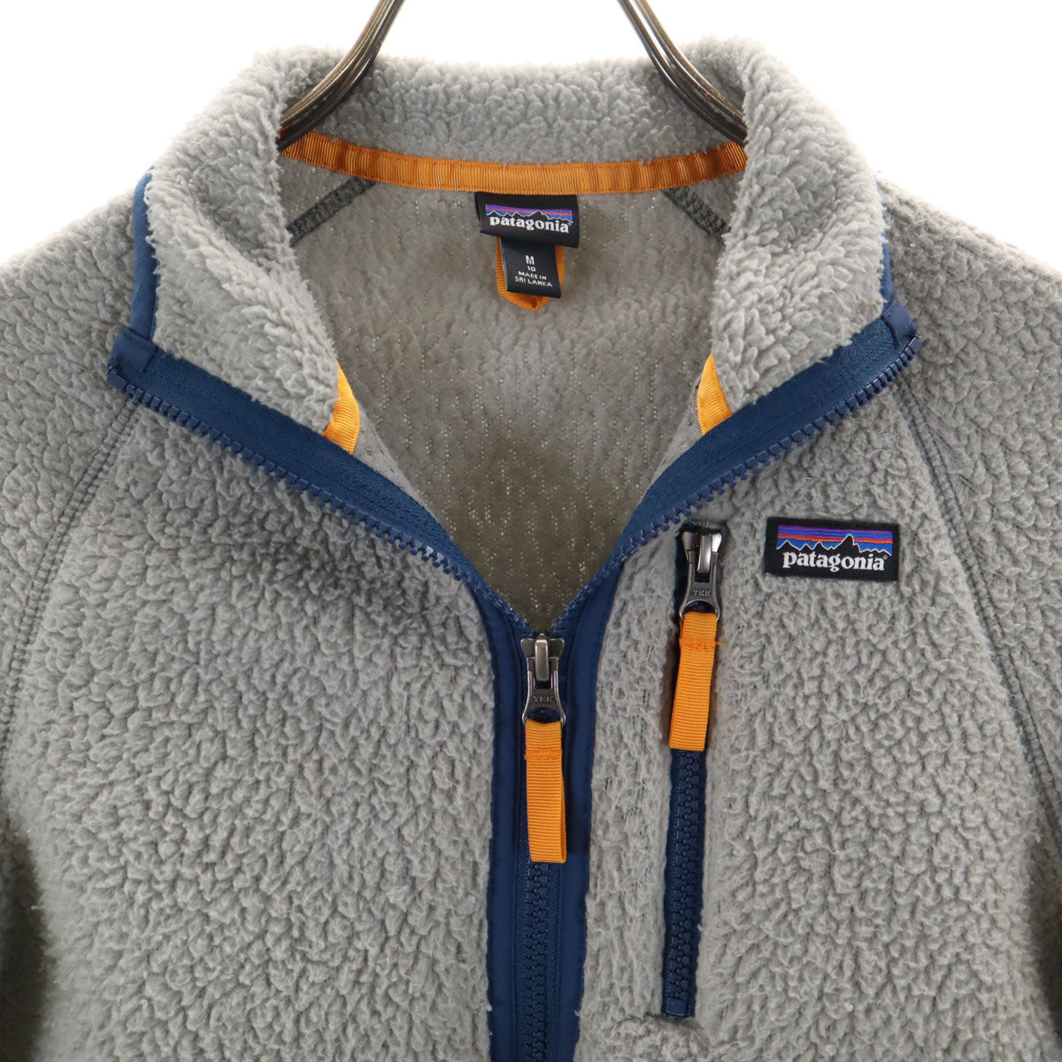 patagonia パタゴニア フリースジャケット M10 グレー 65410 アウトドア キッズ