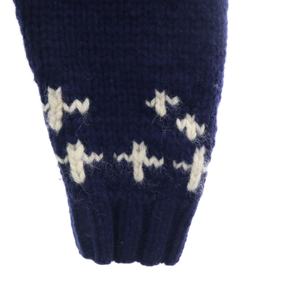 Paul Smith JEANS ポールスミスジーンズ ウール 長袖 セーター M ネイビー ニット メンズ