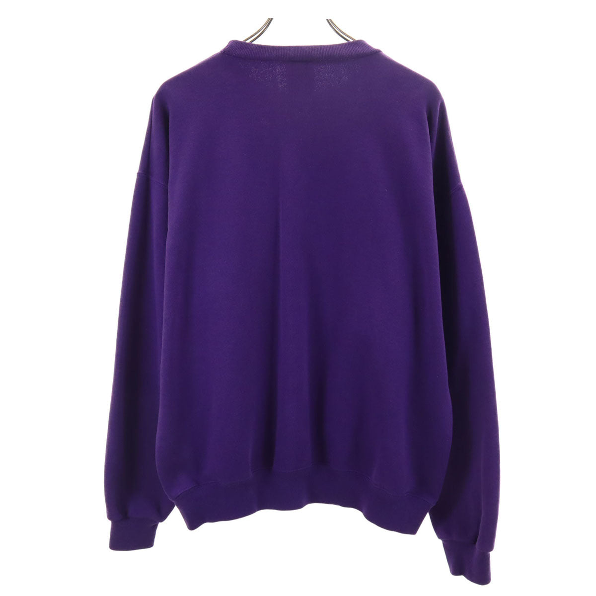 MICKEY.INC 90s USA製 オールド プリント 長袖 スウェット トレーナー L パープル系 ディズニー ミッキーマウス 裏起毛 メンズ