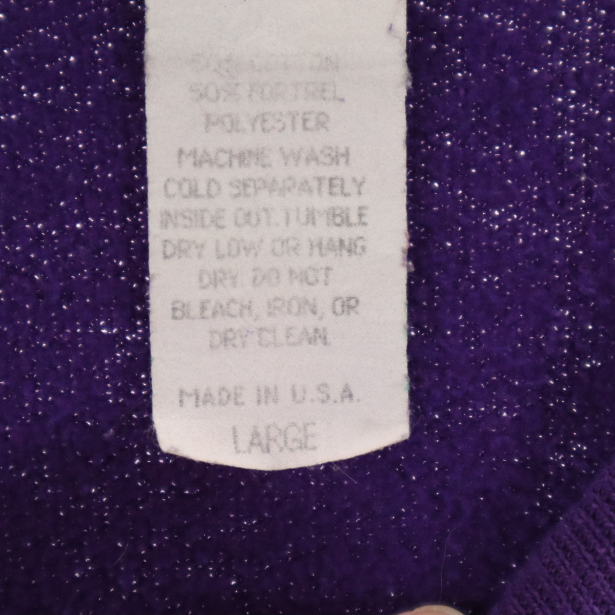 MICKEY.INC 90s USA製 オールド プリント 長袖 スウェット トレーナー L パープル系 ディズニー ミッキーマウス 裏起毛 メンズ