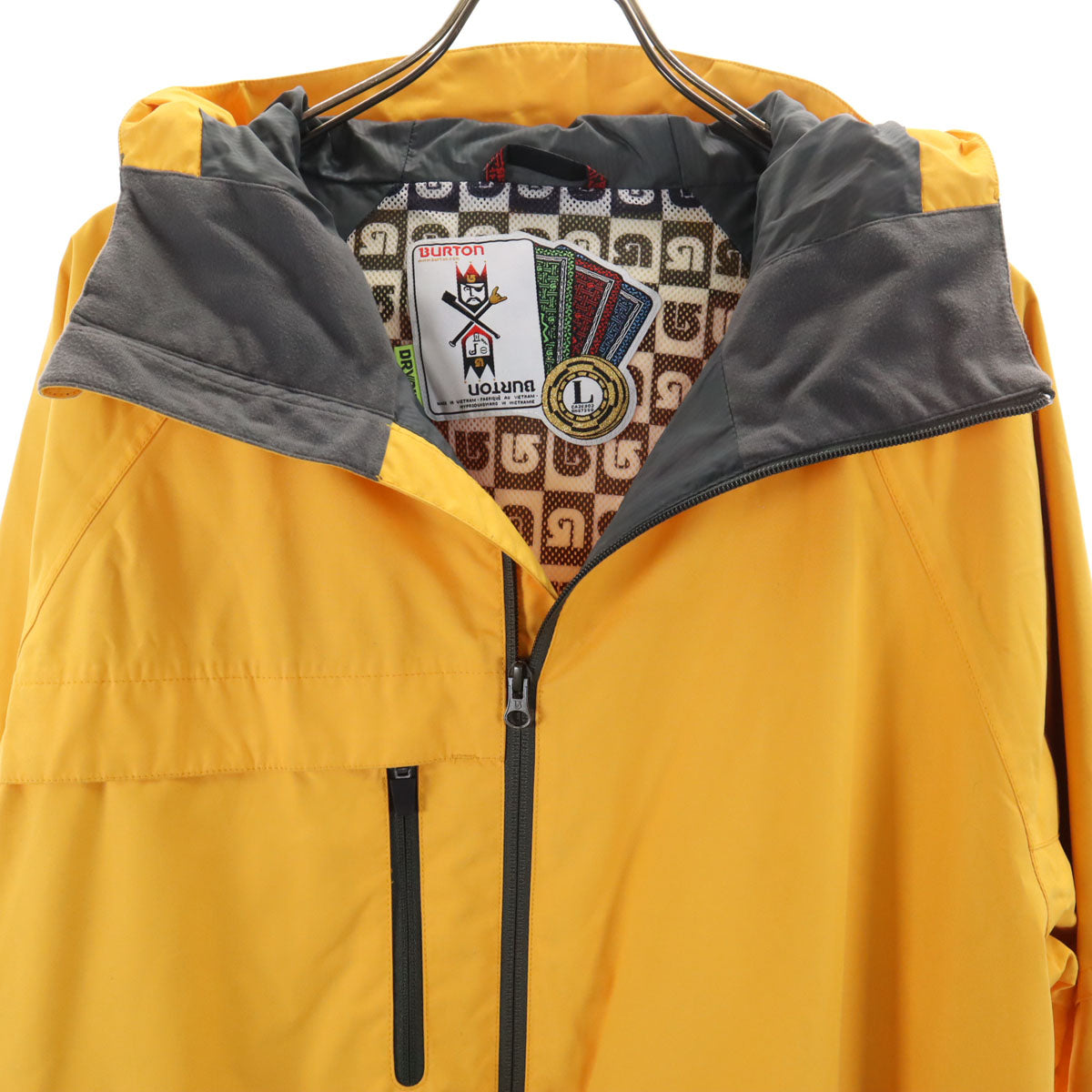 BURTON バートン スノーボード ウェア L イエロー スキー メンズ
