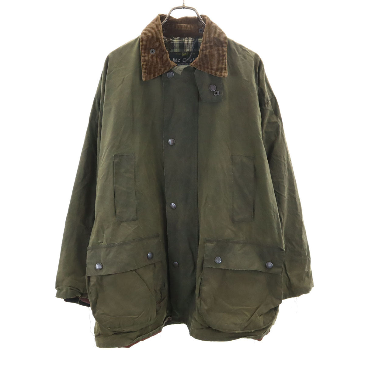 Mc Orvis マックオルビス ワックスコットン オイルドジャケット L カーキ メンズ