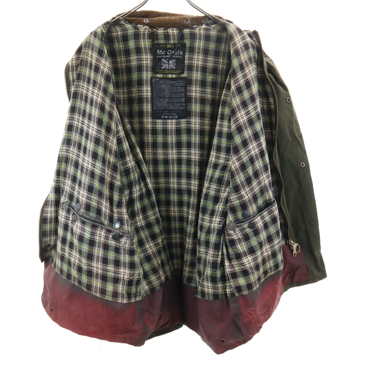 Mc Orvis マックオルビス ワックスコットン オイルドジャケット L カーキ メンズ