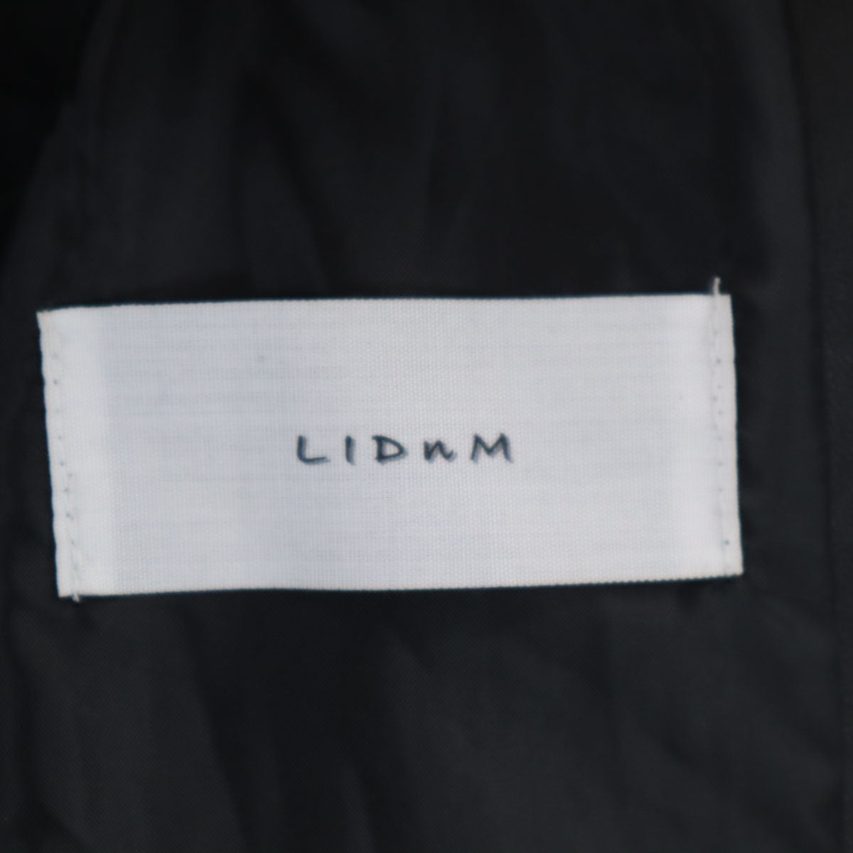 LIDNM リドム 日本製 羊革 レザージャケット L ブラック メンズ