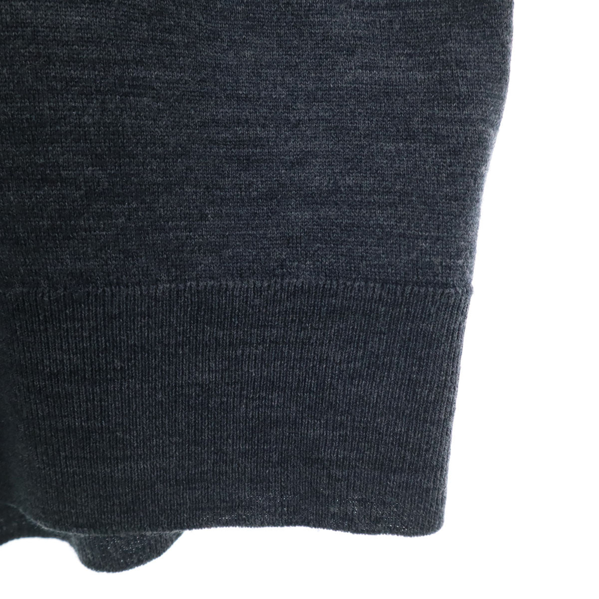 JOHN SMEDLEY ジョンスメドレー 長袖 タートルネック ニット M チャコールグレー セーター レディース