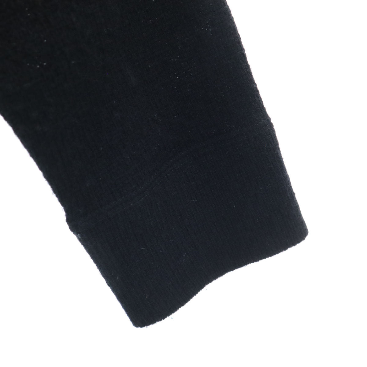 BURBERRY LONDON BLUE LABEL バーバリー ロンドン ブルーレーベル 長袖 スキッパーカラー ニット 38 ブラック 三陽商会 セーター レディース