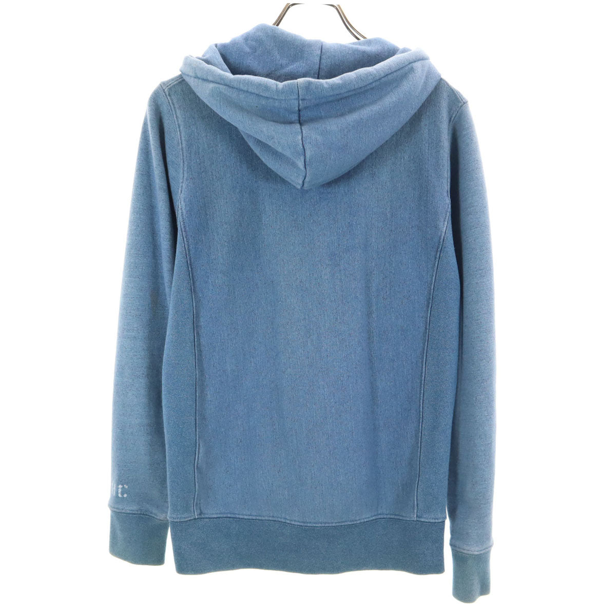 RHC Ron Herman アールエイチシー ロンハーマン 長袖 インディゴ染め ジップパーカー S ブルー系 メンズ