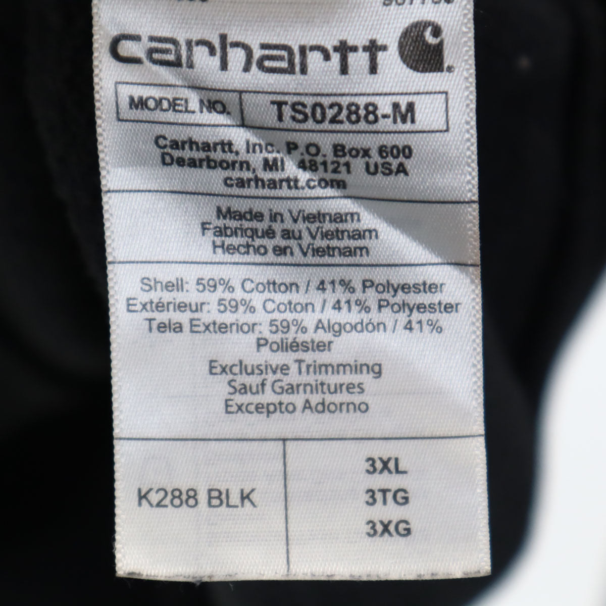 Carhartt カーハート 長袖 スウェットパーカー 3XL チャコール ビッグサイズ メンズ