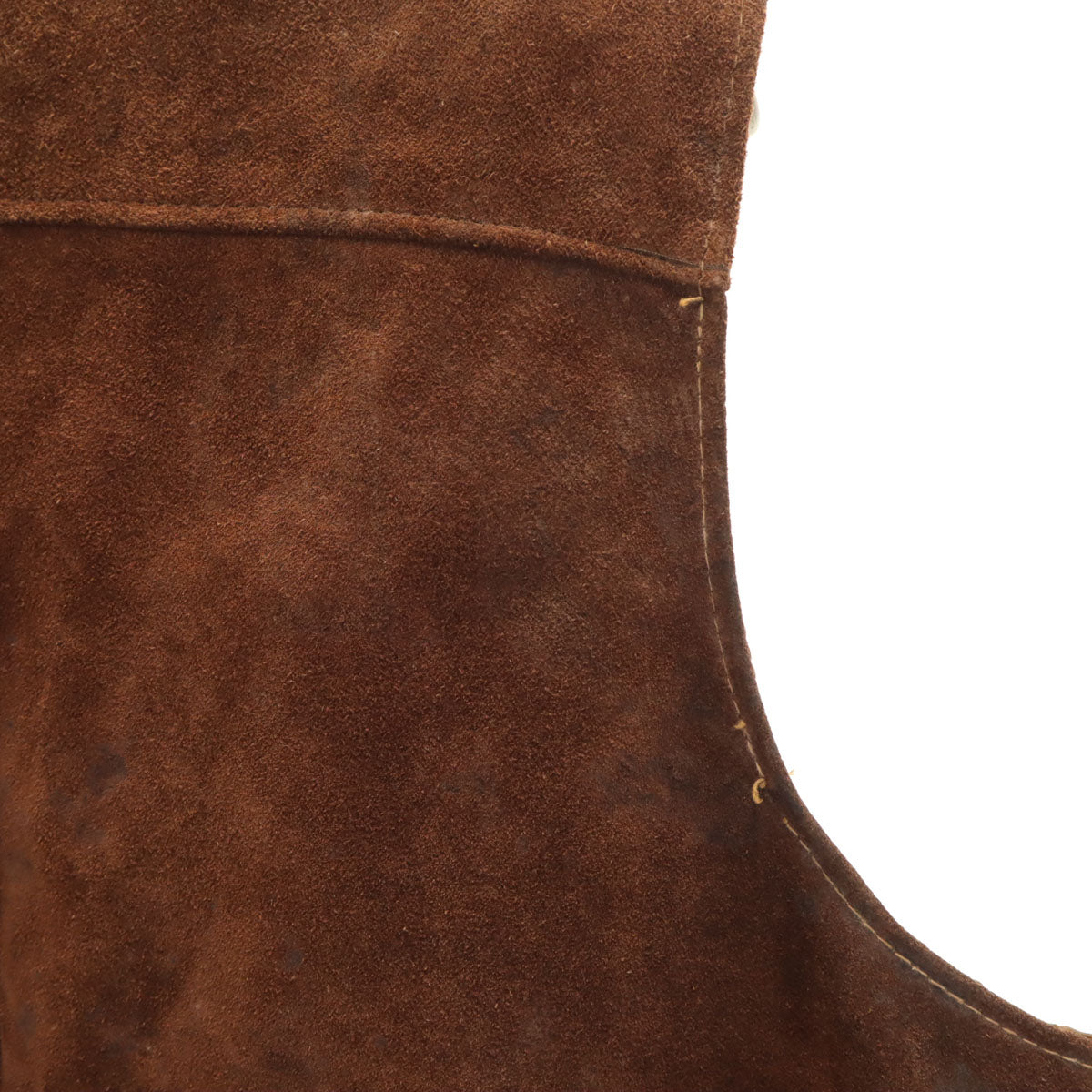 schott ショット 80s 90s USA製 324V オールド スエードレザー ベスト L ブラウン メンズ