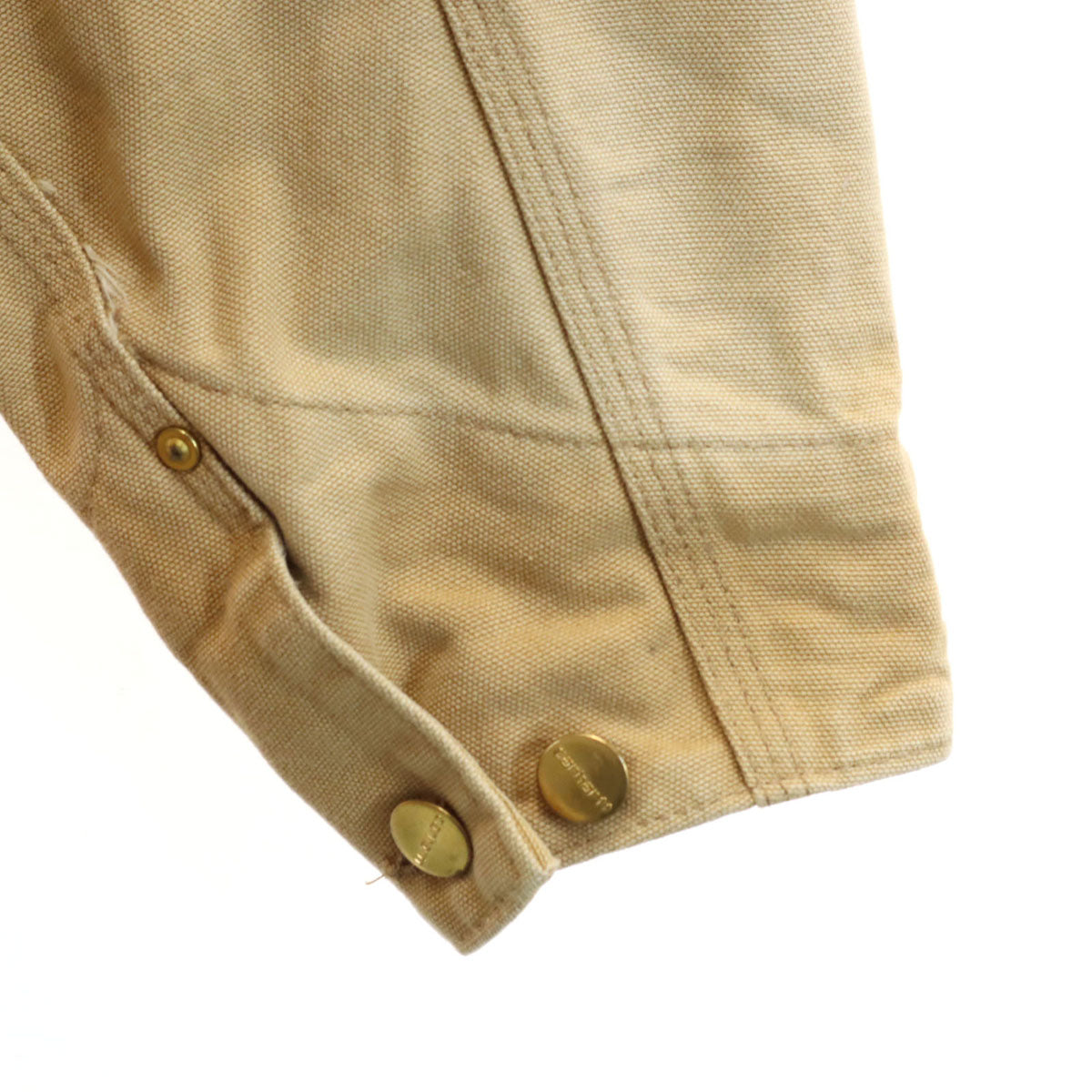 Carhartt カーハート 80s 90s USA製 オールド 裏地無し ミシガンチョア コート 40 ベージュ ダック メンズ