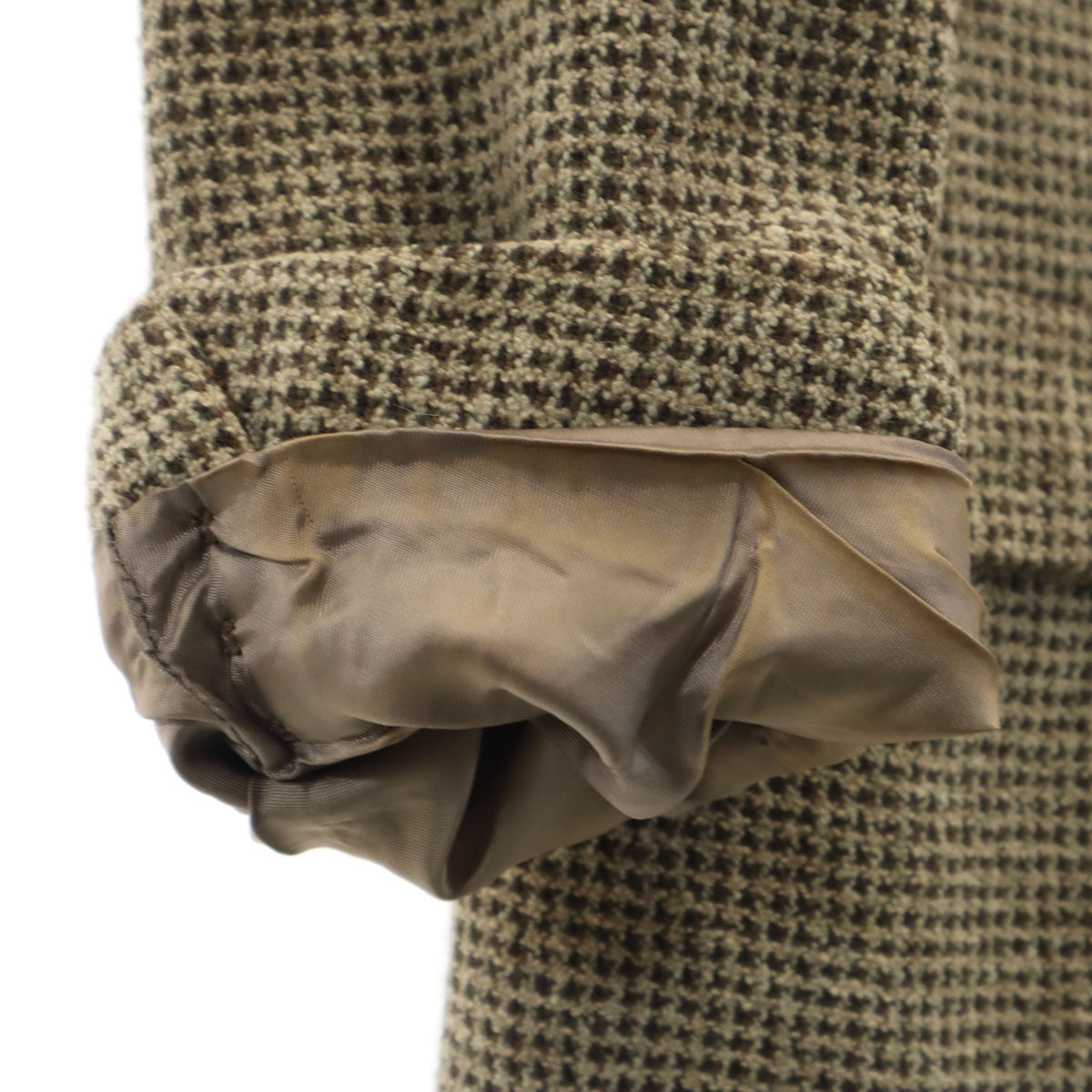 Emporio Armani エンポリオアルマーニ 90s イタリア製 オールド 総柄 テーラードジャケット 52 ベージュ メンズ