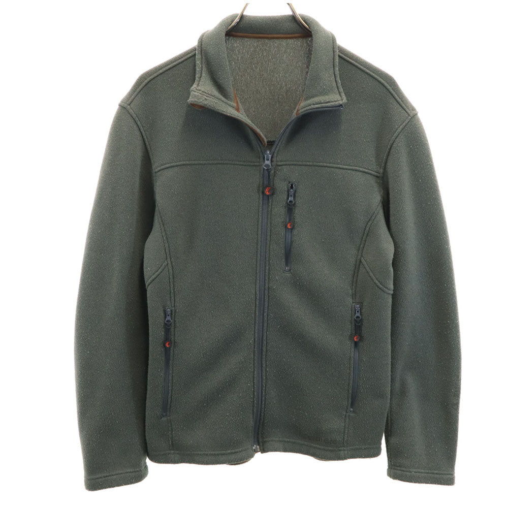 ティートンブロス 日本製 ニットジャケット M カーキグレー アウトドア メンズ