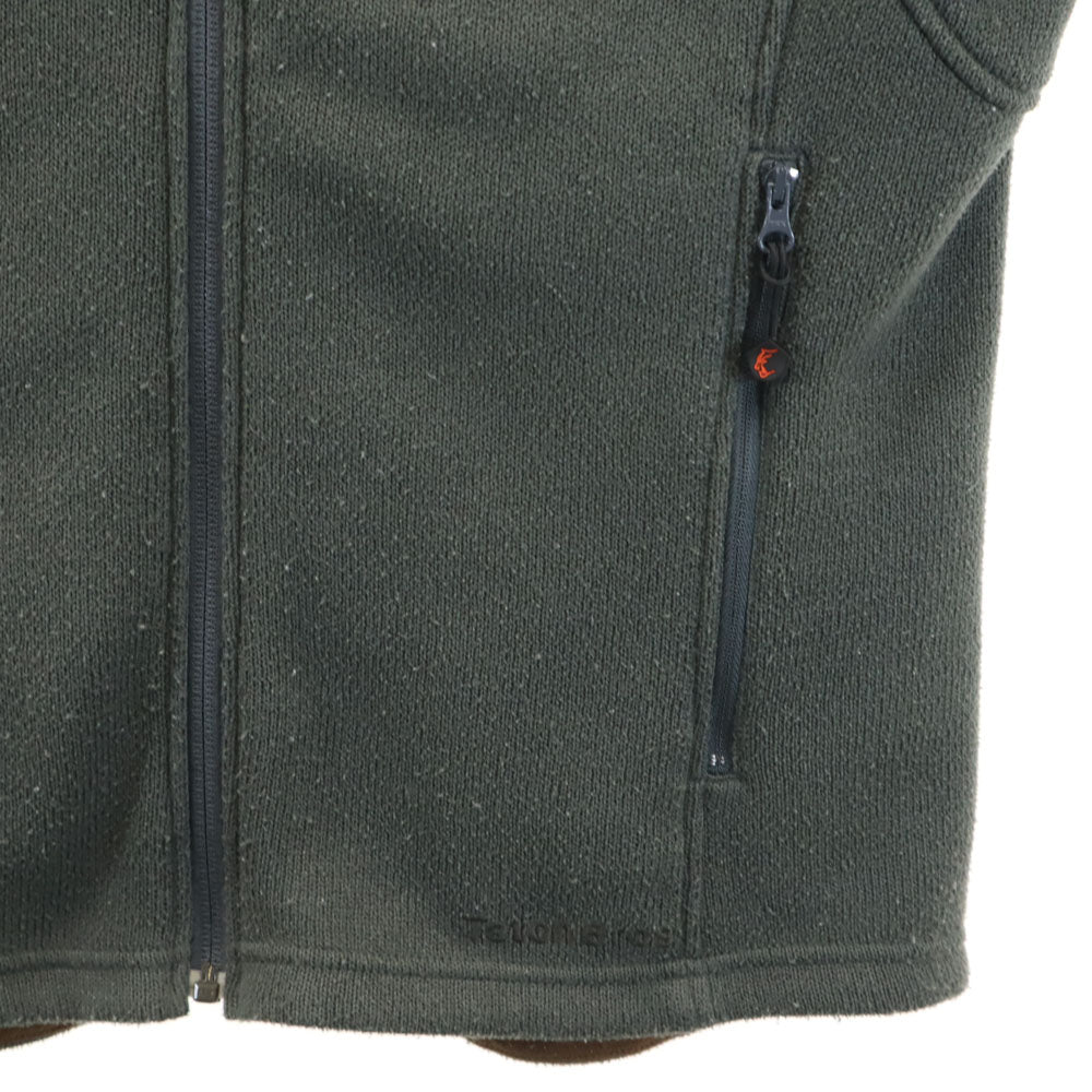 ティートンブロス 日本製 ニットジャケット M カーキグレー アウトドア メンズ