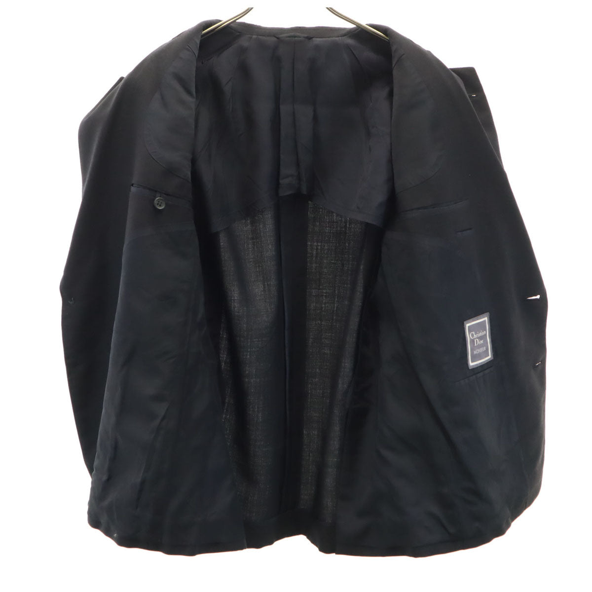 Christian Dior MONSIEUR クリスチャンディオール ムッシュ 90s オールド テーラードジャケット 100-94-170 ブラック系 メンズ