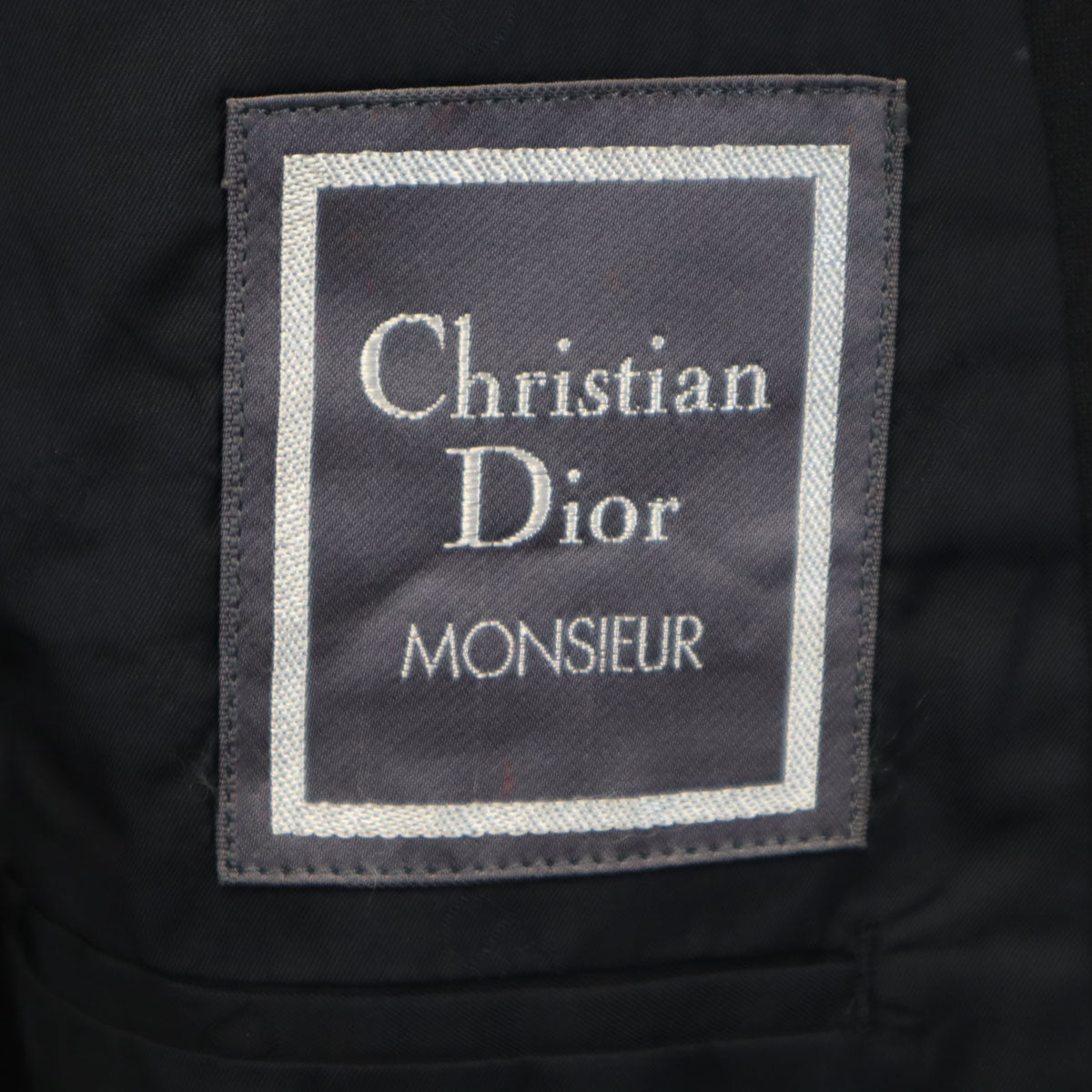 Christian Dior MONSIEUR クリスチャンディオール ムッシュ 90s オールド テーラードジャケット 100-94-170 ブラック系 メンズ