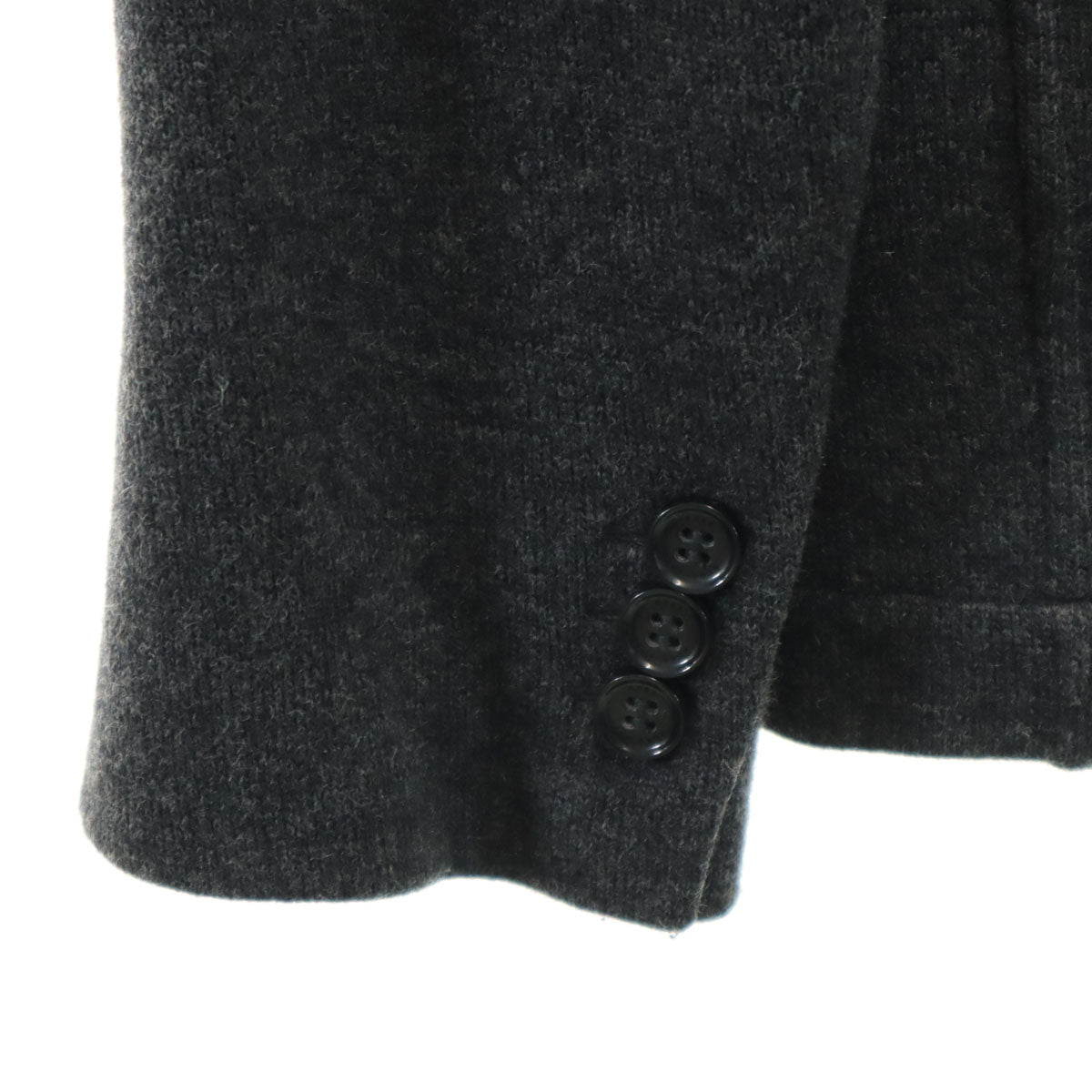 BOSS HUGO BOSS ボスヒューゴボス ポルトガル製 スリムフィット ニット テーラードジャケット L グレー メンズ