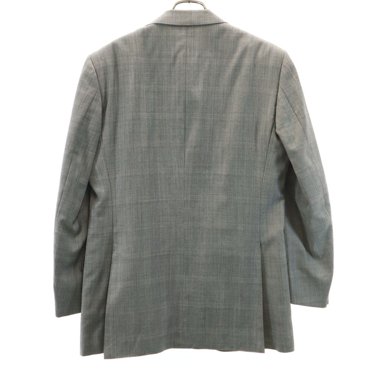 BURBERRY LONDON バーバリーロンドン 日本製 チェック柄 テーラードジャケット A5 グレー メンズ