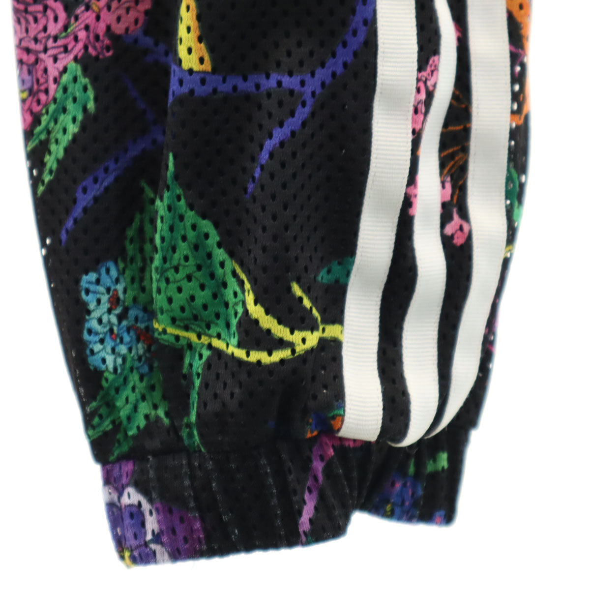 adidas Originals アディダスオリジナルス トレフォイルロゴ 花柄 ウインドブレーカー 上下 セットアップ L ブラック リバーシブル レディース