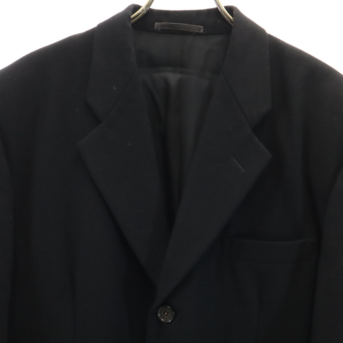 COMME des GARCONS HOMME コムデギャルソンオム 80s 日本製 ウール100% ヴィンテージ テーラードジャケット S ブラック メンズ