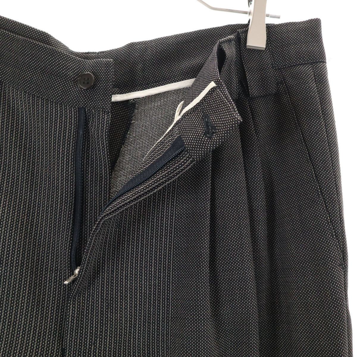 Gianni Versace ジャンニヴェルサーチ 90s イタリア製 モヘアブレンド 総柄 スーツ 上下 セットアップ 52/不明 グレー ダブルボタン メンズ